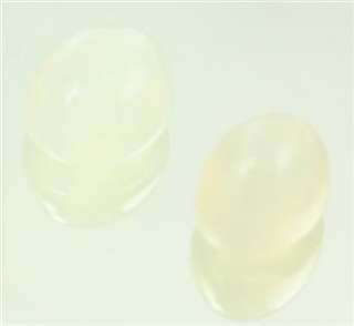 White Moonstone 2 Oval 11MM X 13MM Loose Gemstones  