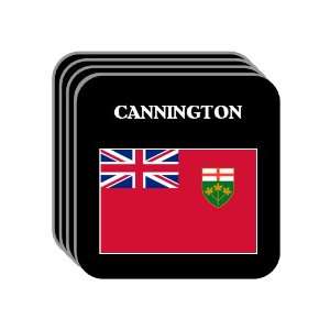  Ontario   CANNINGTON Set of 4 Mini Mousepad Coasters 