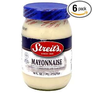 Streits Mayonnaise, 16 Ounce (Pack of Grocery & Gourmet Food