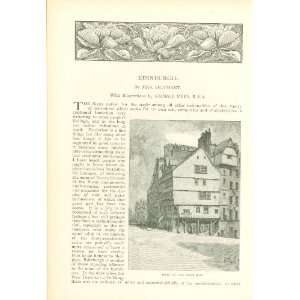    1889 Edinburgh Scotland by Mrs Oliphant Mrs Oliphant Books