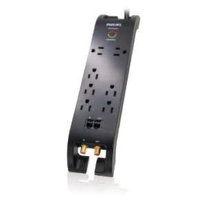   Surge Protector with 7 Outlets, 1440J, 4 Foot Cord Electronics