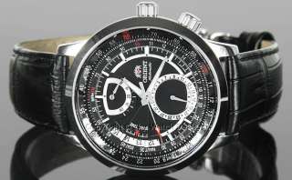 Orient Mens Automatic Dual Time Sapphire Watch CDH00001B  