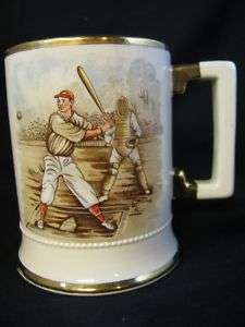 Vintage Ceramic Baseball Stein  