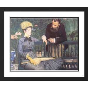  Manet, Eduard 23x20 Framed and Double Matted In the 