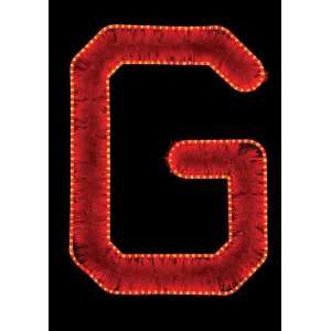   1563 Red G Red Capital Letter G   RL LED Lights