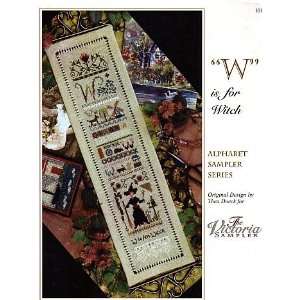  W is For Witch   Cross Stitch Pattern Arts, Crafts 