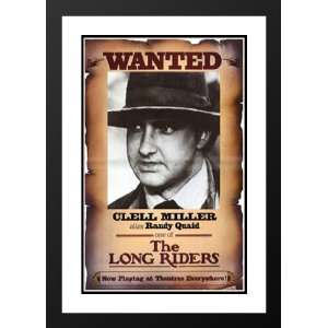  The Long Riders 20x26 Framed and Double Matted Movie 