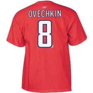  Washington Capitals Alex Ovechkin Name & Number T Shirt 