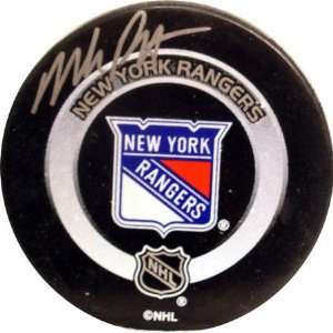 Mike Richter Autographed New York Rangers Puck