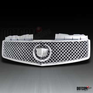 03 07 CADILLAC CTS V HONEYCOMB FRONT GRILL ABS CHROME  