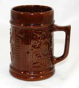 Red Wing Prohibition Stein Brown Tavern Mug 5 1/4 Tall  