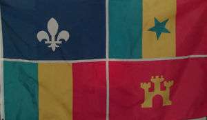 CREOLE FLAG   LOUISIANA HISTORICAL   MARDI GRAS CAJUN  