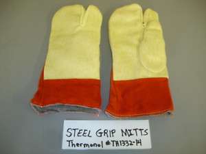 Steel Grip 14 Thermonol Wool Lined Insulated High Heat Mitts Foundry 