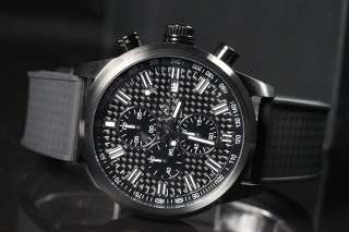   Specialty Chronograph Stainless Steel Case Polyurethane Strap Watch