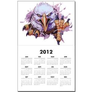  Calendar Print w Current Year Bald Eagle Rip Out 