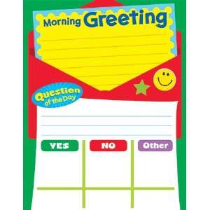  CHART 17X22 MORNING GREETING Toys & Games