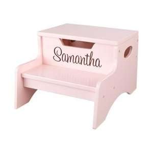  Personalized Pink Step n Store Stool Toys & Games