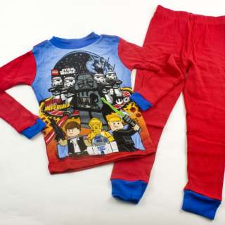 STAR WARS LEGO Boys Shirt Pants PAJAMAS 6 8 10 12 Kids Clothing Darth 