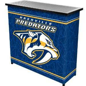  NHL Nashville Predators 2 Shelf Portable Bar w/ Case 