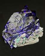 Lustrous DeepNavyBlue AZURITE Terminated Crystals Milpillas 