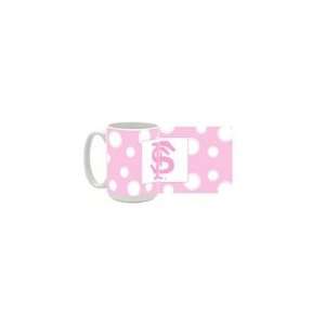 Florida State Seminoles (Pink Polka Dot) 15oz Ceramic Mug  