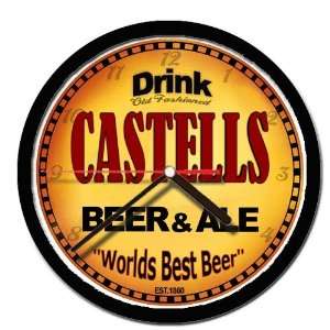  CASTELLS beer and ale cerveza wall clock 