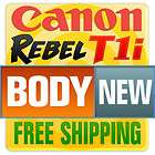 Canon EOS Rebel T1i / 500D 15.1 MP Digital SLR Camera   Black (Body 