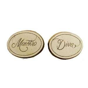 Maestro Diva wall plaques set of 2 # 721C