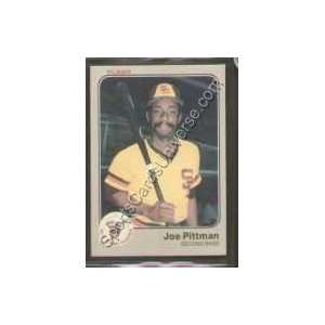  1983 Fleer Regular #369 Joe Pittman, San Diego Padres 