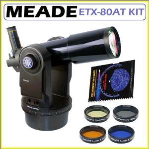   Chart Book + Meade Lunar & Planetary Color 4 Filter Set Camera