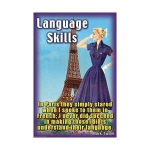 Language Skills 20x30 poster 
