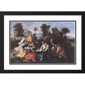 Poussin, Nicolas 24x18 Framed and Double Matted The 