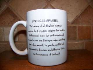 Springer Spaniel coffee mug/new/Thailand/description  