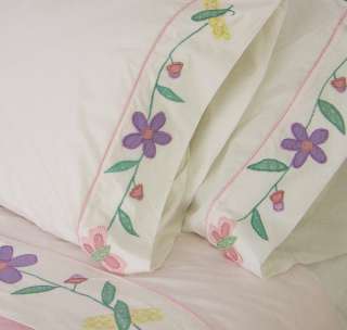 SPRING BUTTERFLY TWIN COTTON QUILT SET GIRL BEDDING NEW  