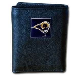 NFL Leather and Nylon Trifold   St. Louis Rams
