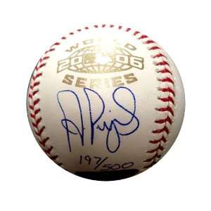  Autographed Albert Pujols 2006 World Series Baseball 