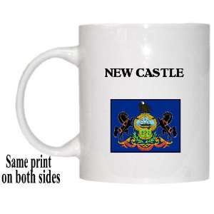    US State Flag   NEW CASTLE, Pennsylvania (PA) Mug 