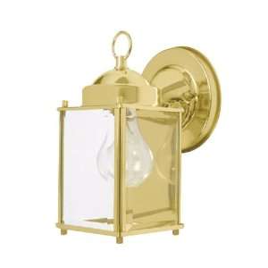  Capital Lighting 9814SB Outdoor Sconce, Solid Brass