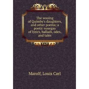  The wooing of Quimbys daughters, and other poems  a 