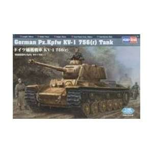  Hobby Boss 1/48 German Pz.kpfw Kv 1 756(r) Tank Toys 