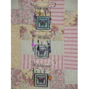    Rainbow Butterfly Pin   Cross Stitch Kit Arts, Crafts & Sewing