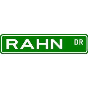  RAHN Street Sign ~ Family Lastname Sign ~ Gameroom 