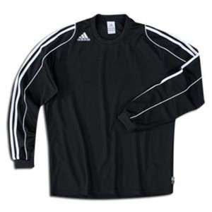 adidas Squadra II LS Soccer Jersey (Blk/Wht)  Sports 