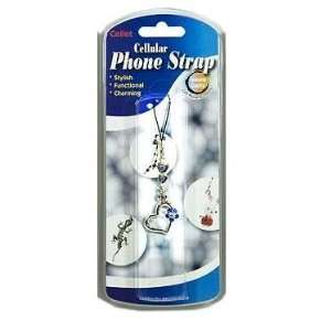   PHONE STRAP with SPARKLING FLOWER STONE Cell Phones & Accessories