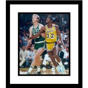  Larry Bird and Magic Johnson Boston Celtics Los Angeles 