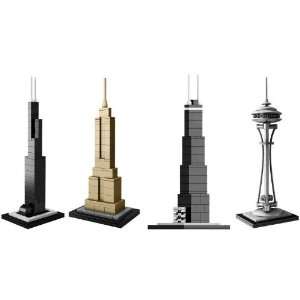  Lego Architecture Series Set Of 4 Toys & Games