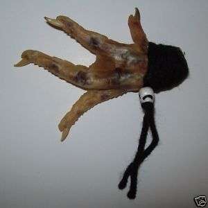 Chicken Foot Voodoo Charm Carries Protection Luck Spell  