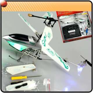 Channel METAL RC Remote Control Helicopter (Silver)  