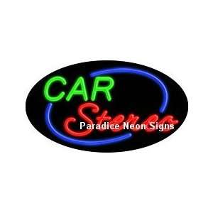  Car Stereo LED Sign (Oval)