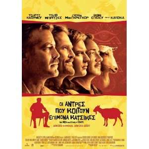 The Men Who Stare at Goats (2009) 27 x 40 Movie Poster Greek Style A 